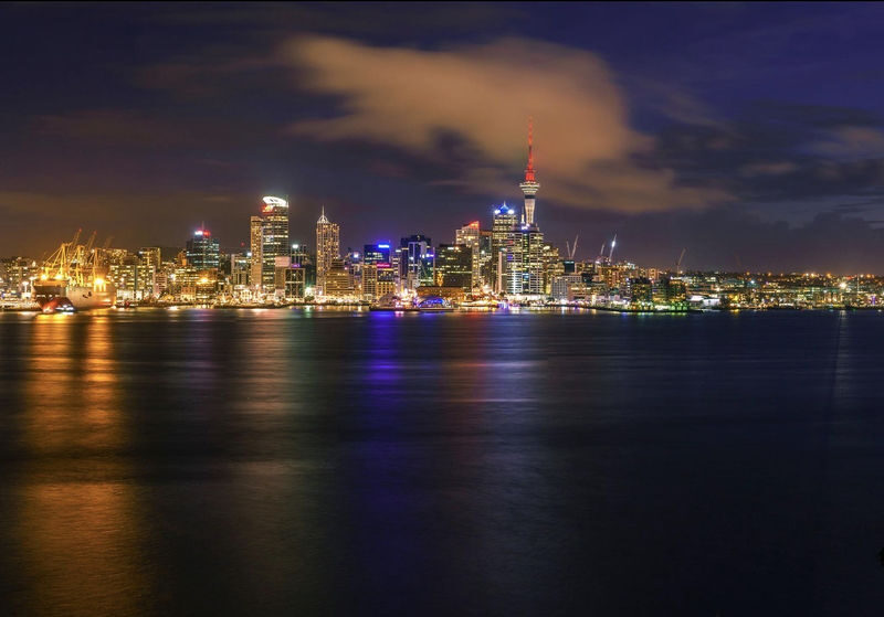 Auckland Night Lights Cruise with Welcome Drink & Canapes - A welcome drink and a grazing table