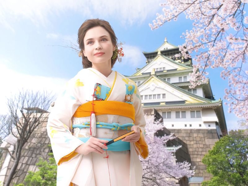 Authentic Japanese Kimono Rental and Photography Experience (Osaka Castle, Namba Shrine, Street Snap Walk) - Adding hair styling or full makeup