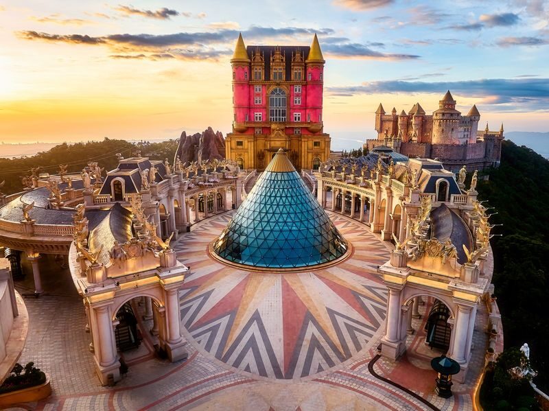 Ba Na Hills & Golden Bridge Day Tour with Late Departure Option - French Village, pagoda and temple stops
