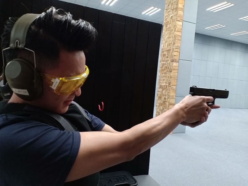Bali Fire Shooting Club Experience in Bali - Firing different guns, not just posing with them