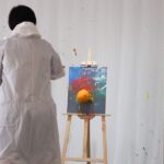 Balloon Splatter Art @ Play at Loft - Johor Bahru - Choosing colors and understanding the canvas package