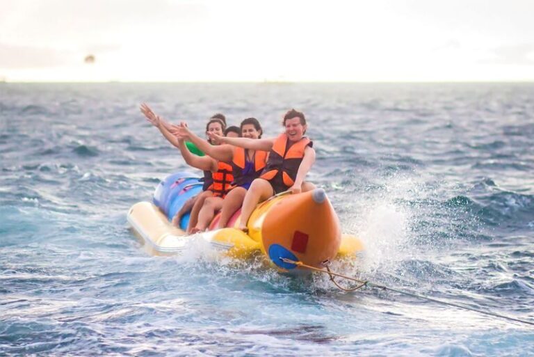 Banana Boat Ride in Boracay - A beach view from just offshore