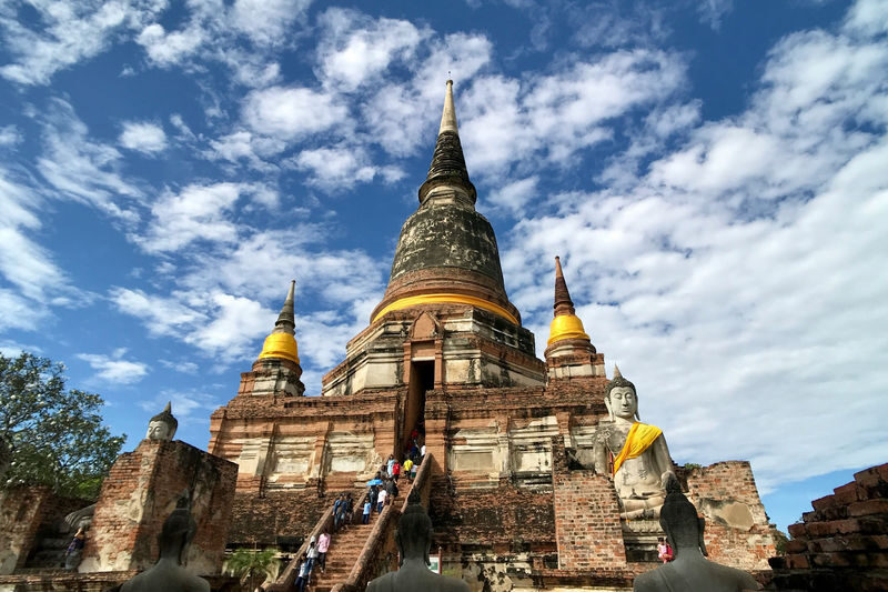 Bangkok Ayutthaya Sunset Tour with Boat Ride - At the temples, history with room to look around