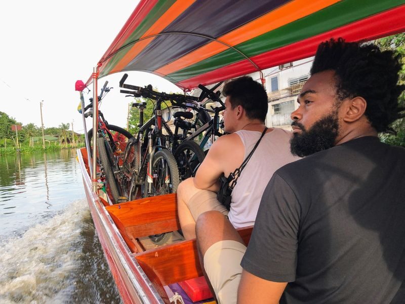 Bangkok Bike and Canal Boat Tour with Lunch - Riding lanes, markets and local streets