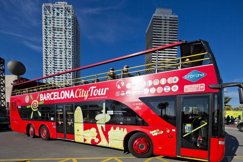 Barcelona Hop-On Hop-Off Bus Tour - The Orange route: Montjuïc, Plaça d’Espanya, and Passeig de Gràcia
