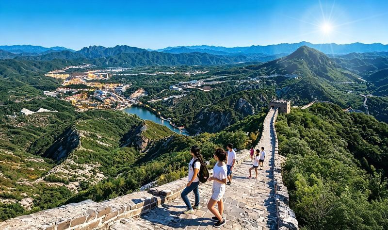 Beijing Simatai Great Wall & Gubei Water Town Day Tour - Simatai’s more rugged Great Wall