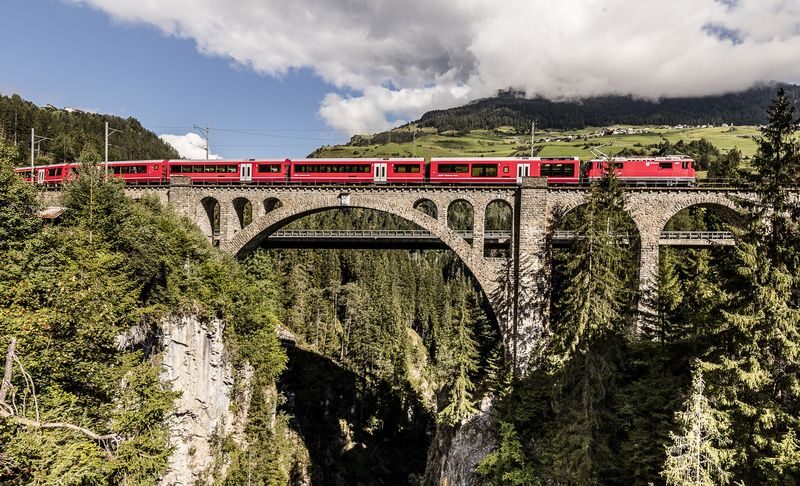 Bernina Red Train and St. Moritz one-day tour from Milan - The Bernina Red Train: the reason to book