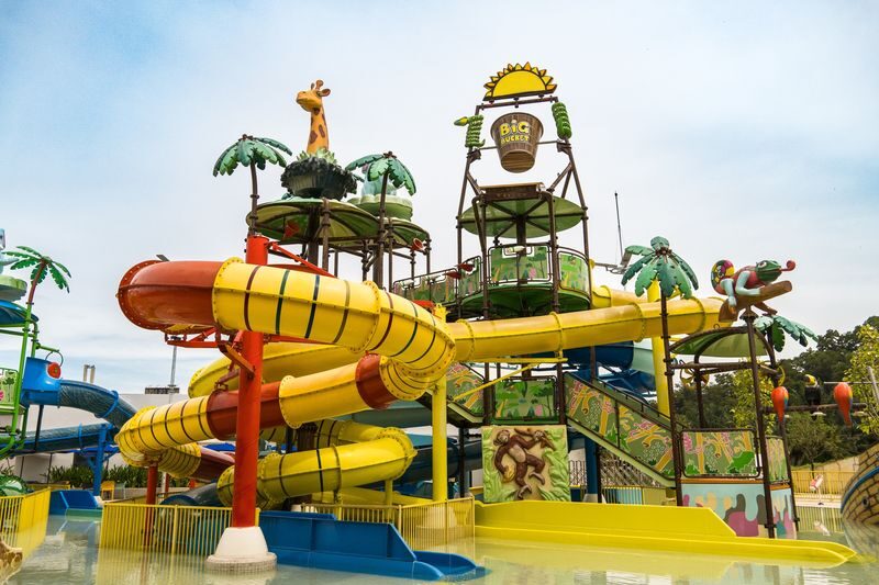 Big Bucket Splash Ticket at Gamuda Luge Gardens - Slides, shallow water and keeping watch
