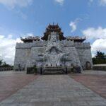 Bintan Island Full-Day Private Discovery - 500 Lohan Temple: figures in the courtyard