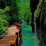 Black Mountain Valley Ticket - Following the plank path between the valleys