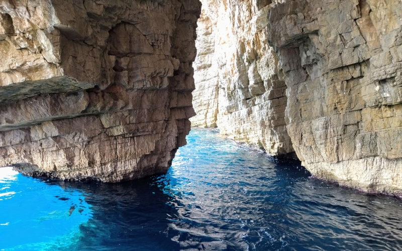 Blue Cave, Vis & Hvar 5-Island Speedboat with Cozy Seats in Shade - First stop: the Blue Cave on Biševo
