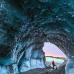 Blue Ice Cave and Glacier Hike in Skaftafell - Stepping inside the blue ice cave