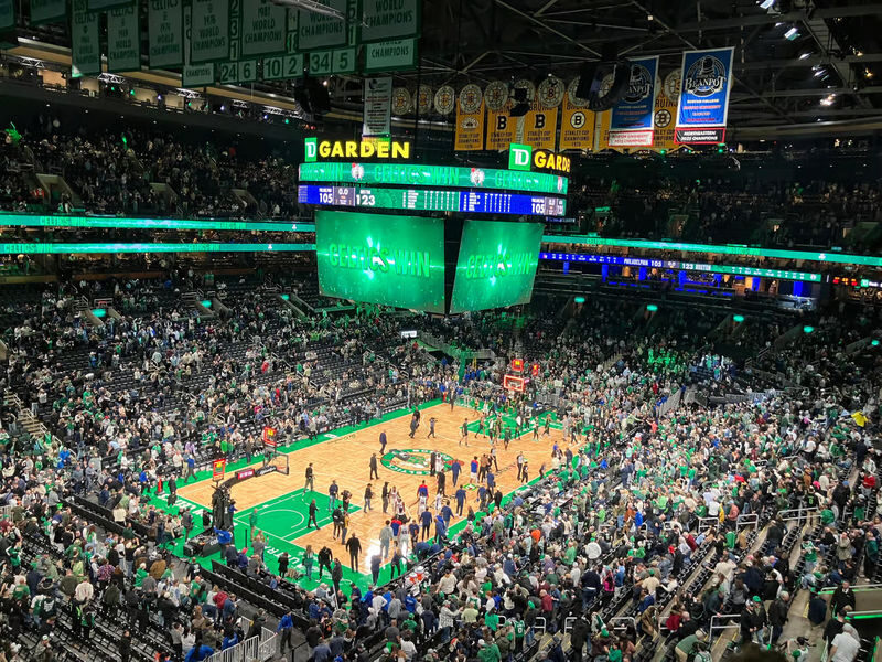 Boston Celtics Basketball Game at TD Garden - More than basketball inside TD Garden