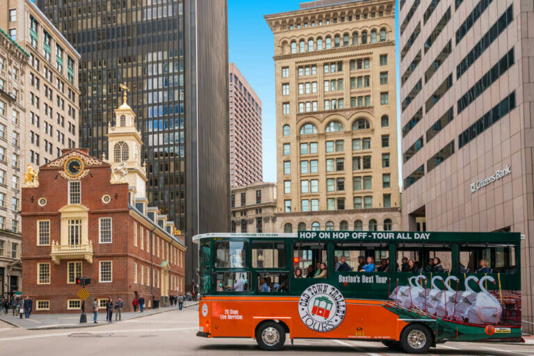 Boston Hop-On Hop-Off Trolley Trip - Starting at Faneuil Hall and the waterfront