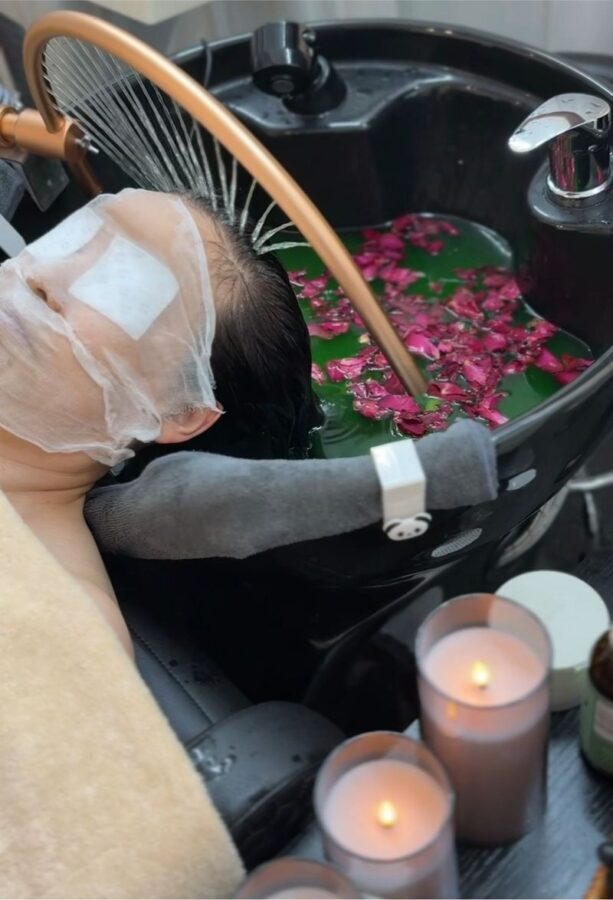 Busan Luxury Head Spa & Massage with AI Scalp Diagnosis Experience - Steam, cool water and a massage