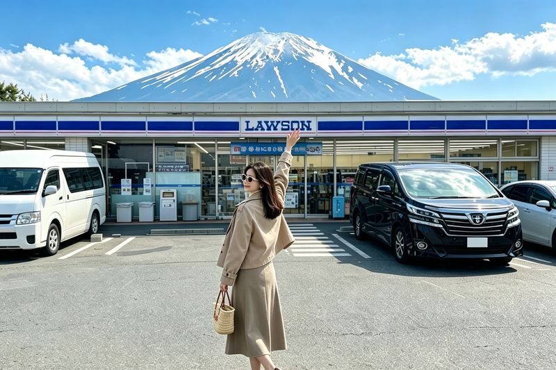 (Cable Car Ticket Included) Mt. Fuji & Lake Kawaguchiko Day Tour | Mt. Tenjo Park / Oshino Hakkai / Chureito Pagoda / Lawson Convenience Store | Off-Peak Travel (Departing from Tokyo) - Tenjosan Park: Fuji and the lake from above