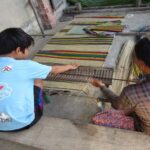 Cam Kim Village, Kim Bong Carpentry & Coconut Basket Boat Tour - Making rice paper and weaving mats in Cam Kim