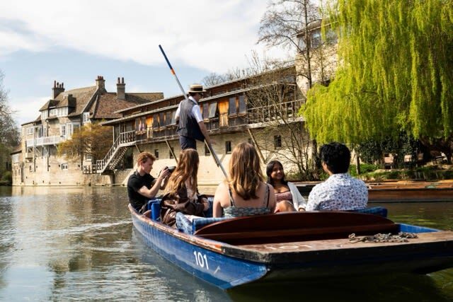 Cambridge University & River Cam Half-Day Tour with Punting - Starting on foot near King’s Parade
