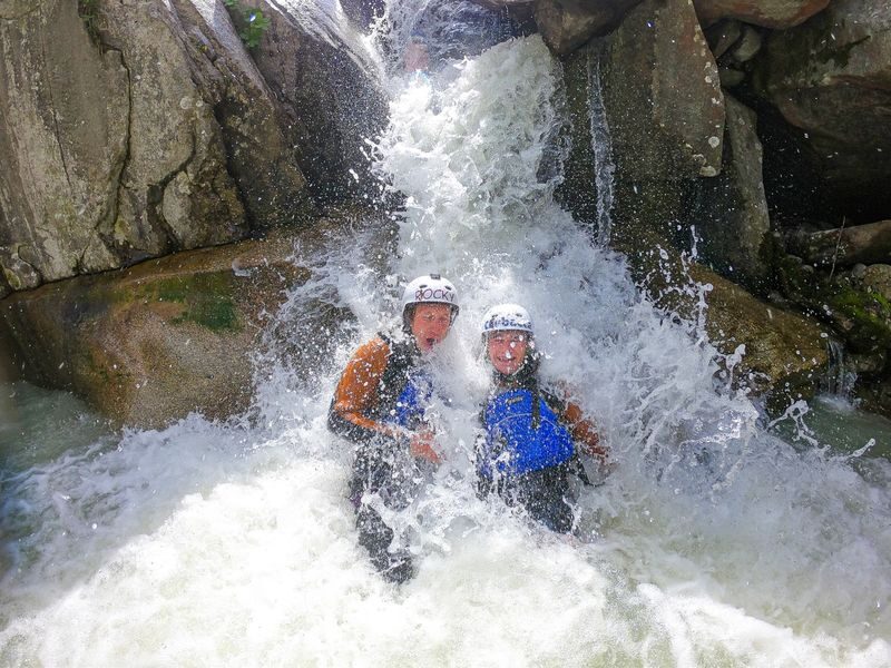 Canyoning in Grimsel Gorge from Interlaken - Jumps, slides, and a zipline through the gorge