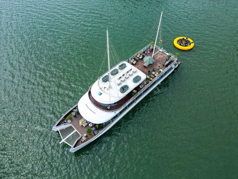 Catamaran Premium Day Cruise: Ha Long Bay & Lan Ha Bay Tour - Boarding at Tuan Chau Marina