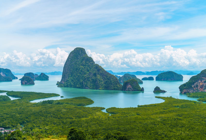Cheow Lan Lake & Samet Nangshe Full-Day National Park Tour - Wat Bang Thong brings a change of scene