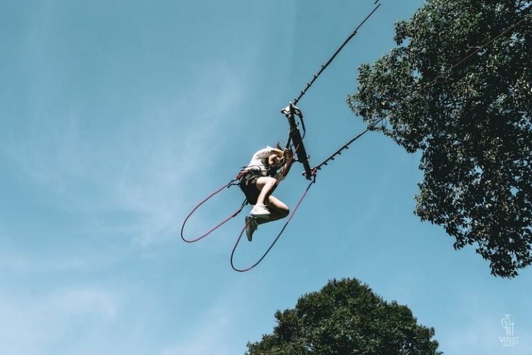 Chiangmai Jungle Coaster Giant Swing with Jungle De Cafe Half Day - Taking a turn on the jungle coaster