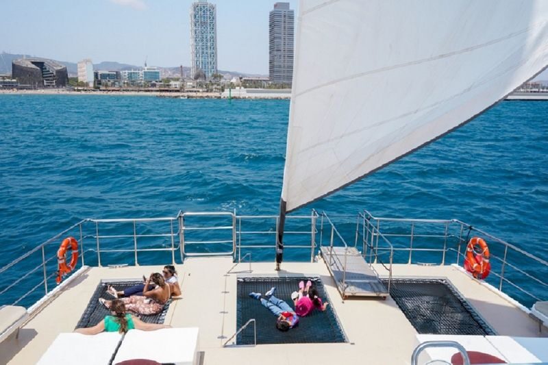Chill Out Catamaran Experience in Barcelona - A calm ride, not a narrated city tour