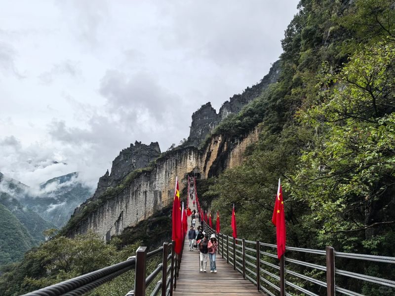 Chongqing 816 Project & Wuling Mountain Grand Canyon One-Day Tour - Inside the 816 Project’s artificial cave