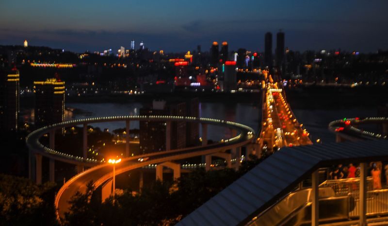 Chongqing 8D Magic City Night View Sightseeing Tour - Sujiaba puts the city’s roadways on display