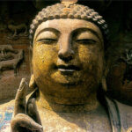 Chongqing Dazu Rock Carvings - Reading the carvings at Baodingshan