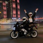 Chongqing Internet-famous Motorcycle Photo & Video Experience - Nanbin Road’s lights are the main event