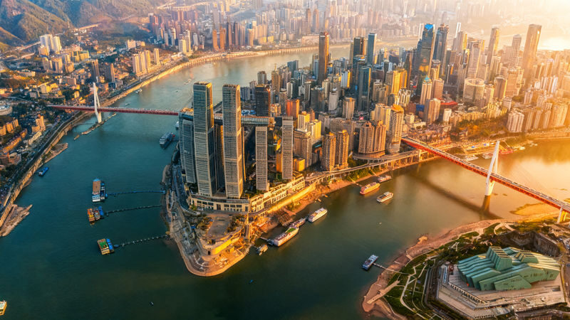Chongqing Yangtze River and Qianximen Bridge Cruise - Choosing sunset, night, or daytime