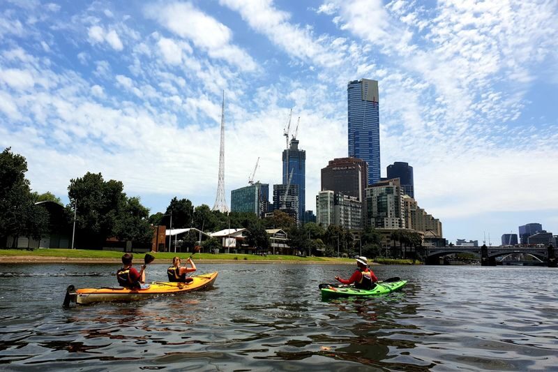 City Sightseeing Kayak Tour in Melbourne - From Princes Bridge to the Polly Woodside