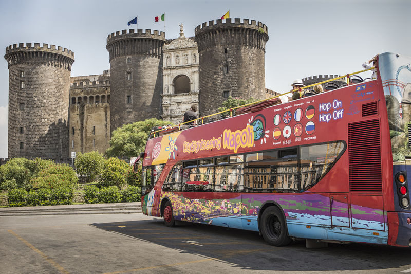 City Sightseeing Napoli Hop On Hop Off Tour 24h - Take the red line for city sights