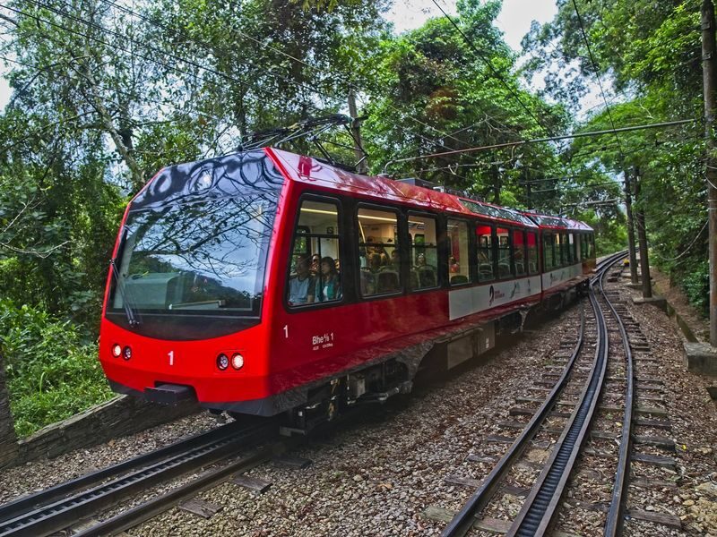 City Wonders of Rio Christ by Train, Sugarloaf and Selaron Tour - The Corcovado train to Christ the Redeemer