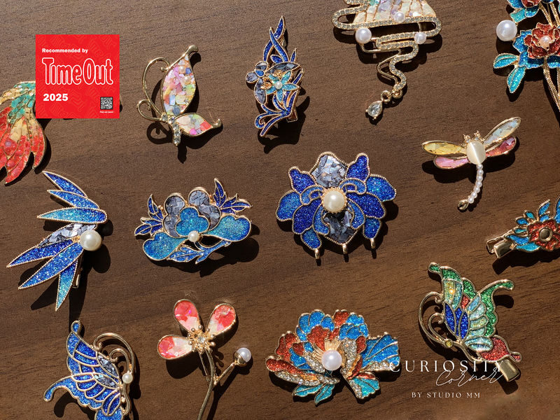 Cloisonné Enamel Jewelry Workshop - Practicing Dian Lan with Colored Sand