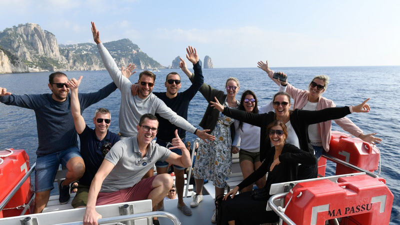 Coast and Capri boat tour with limoncello tasting from Sorrento - The crossing and Capri’s coastal sights
