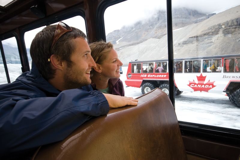 Columbia Icefield Glacier Tour with Ice Explorer | Calgary & Banff - Bow Lake and Crowfoot Glacier set the scene
