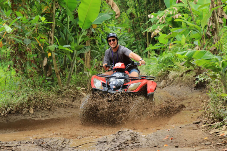 Combo ATV and Ayung River Rafting with Lunch - Ayung River: rapids, waterfall, and stone steps