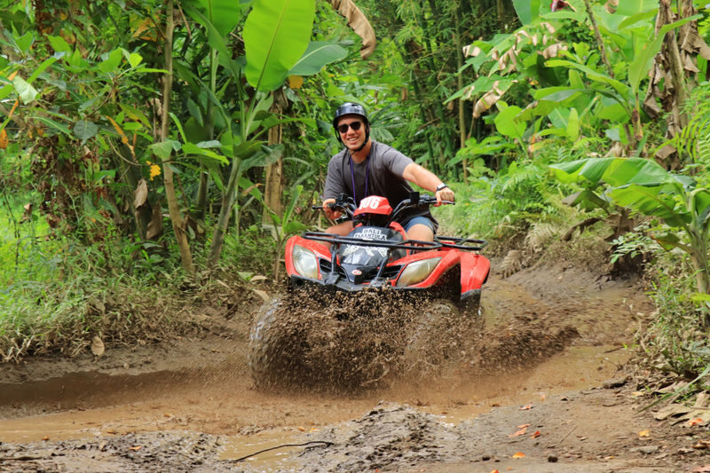 Combo ATV and Ayung River Rafting with Lunch - Ayung River: rapids, waterfall, and stone steps
