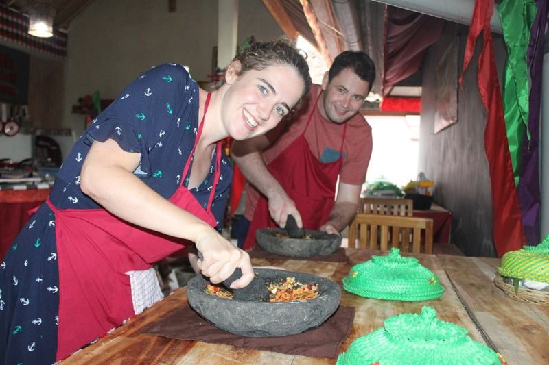 Cooking Class in Ubud - A local kitchen, with a view beyond the stove