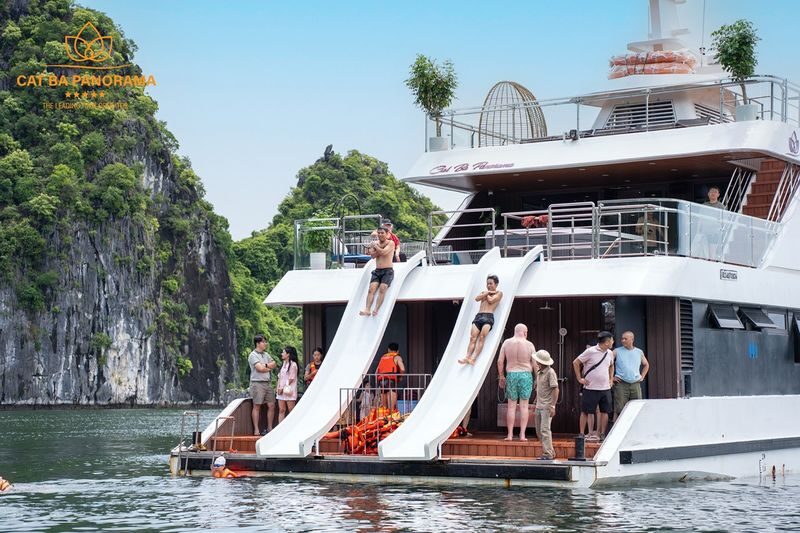 DCharme Luxury Day Cruise: Lan Ha Bay & Cat Ba Island Day Tour - From Beo Harbor to Cai Beo’s floating homes