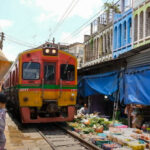 Damnoen Saduak Floating Market and Camping experience 2 Days 1 Night Tour from Bangkok - Maeklong’s market on the railway tracks