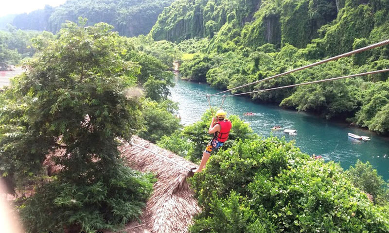 Dark Cave with Mud Bath Experience and Phong Nha Cave Day Tour - Dark Cave begins with a zip-line and a swim