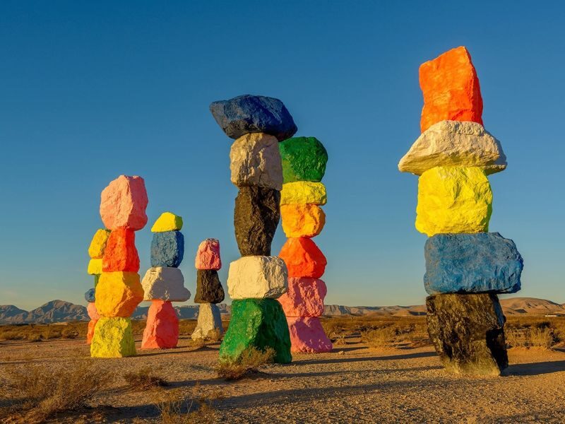Death Valley & Seven Magic Mountains Small Group Day Tour - Seven Magic Mountains adds an art stop