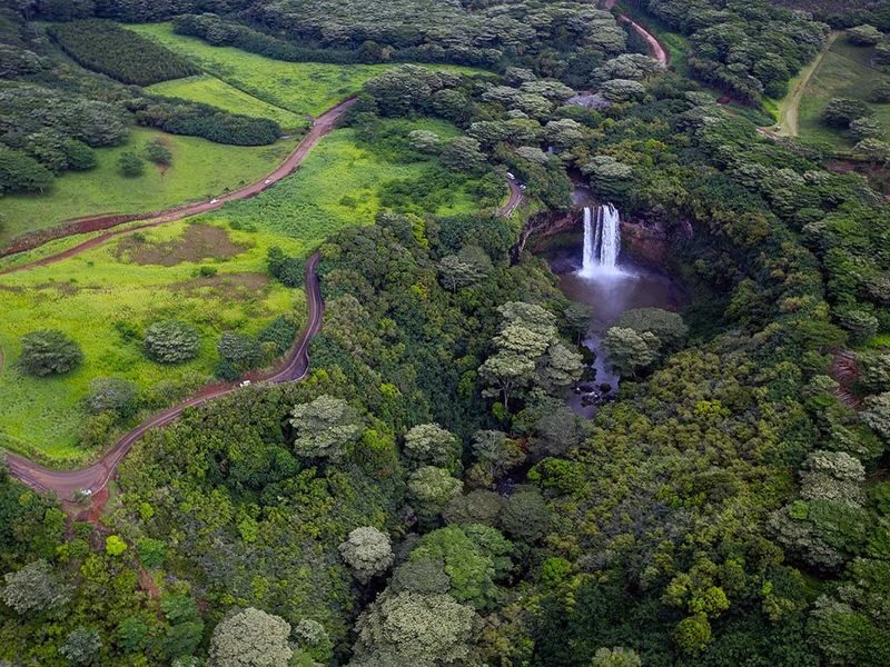 Deluxe Waterfall Safari Helicopter Experience in Kauai - Na Pali’s cliffs from above
