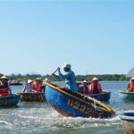 Discovering Hoi Ans Charm by Bamboo Basket Boat & Lantern Boat Trip - Setting off for Bay Mau Coconut Forest