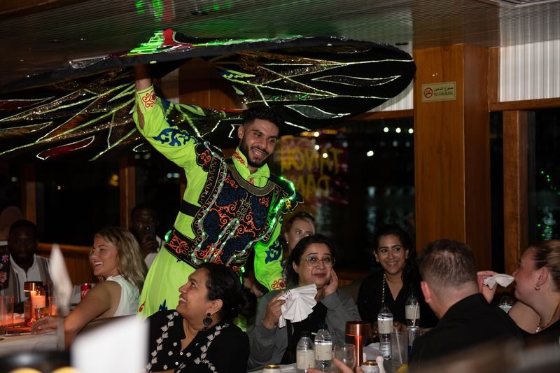 Dubai Marina Dinner Cruise with 5 Star Buffet & Live Shows - Boarding at Dubai Harbour