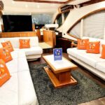 Dubai Marina Yatch Experience - Ain Dubai and the Marina Canal after dark