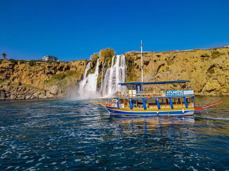 Duden Waterfalls Boat Trip with Lunch and Swimming from Antalya - What the five-hour outing feels like